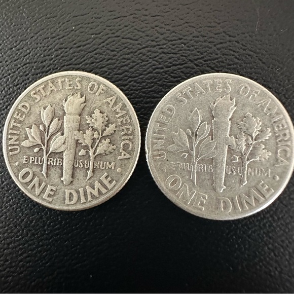 1946 & 1947 Roosevelt Dimes – Lot of 2 | 90% Silver U.S. Coins - Picture 5 of 8